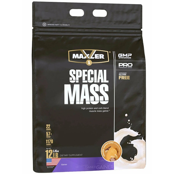 Special Mass Gainer 5445 г шоколад/арахис Maxler